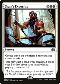 Sram's Expertise, Prerelease Cards