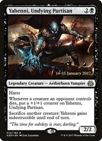 Yahenni, Undying Partisan, Prerelease Cards