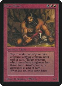 Stone Giant, Alpha Edition