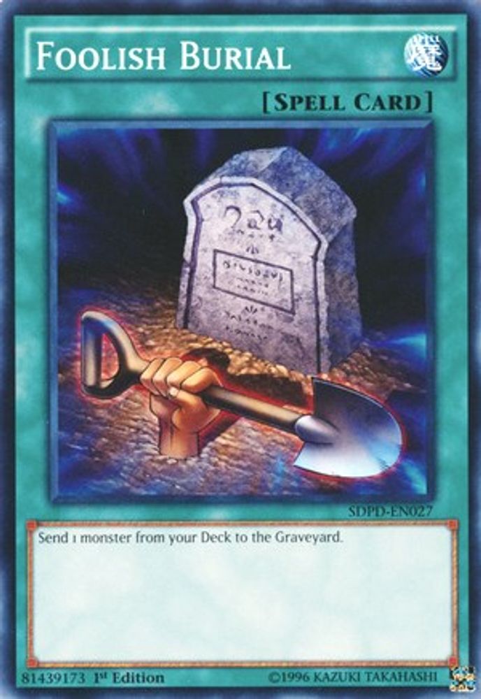 Foolish Burial, 1st-edition, front