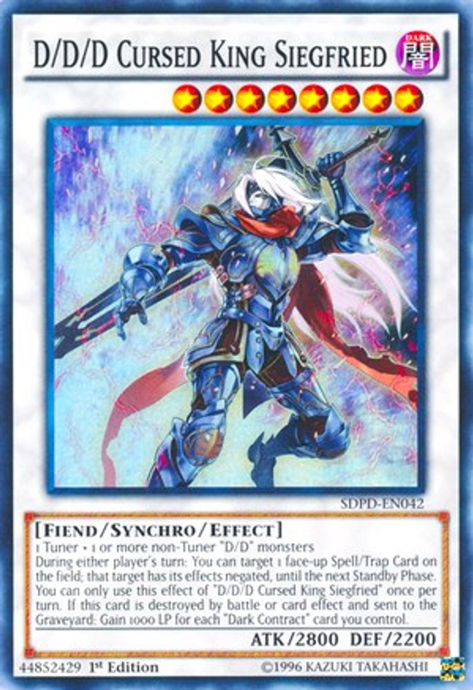 D/D/D Cursed King Siegfried, 1st-edition, front