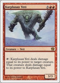 Karplusan Yeti, 9th Edition