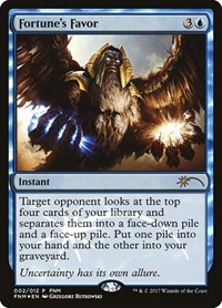 Fortune's Favor, FNM Promos
