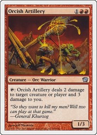 Orcish Artillery, 9th Edition