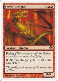 Shivan Dragon, 9th Edition