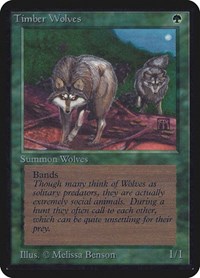 Timber Wolves, Alpha Edition