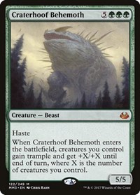 Craterhoof Behemoth, Modern Masters 2017