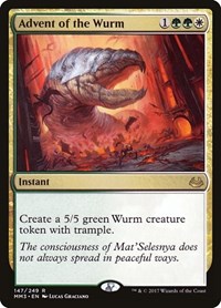 Advent of the Wurm, Modern Masters 2017