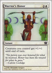Warrior's Honor, 9th Edition