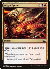Auger Spree, Modern Masters 2017