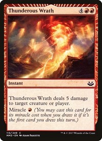 Thunderous Wrath, Modern Masters 2017