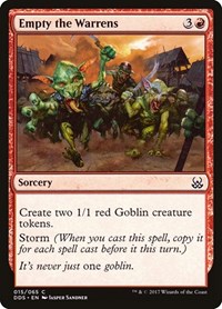 Empty the Warrens, Duel Decks: Mind vs. Might