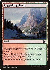 Rugged Highlands, Duel Decks: Mind vs. Might