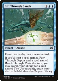 Sift Through Sands, Duel Decks: Mind vs. Might