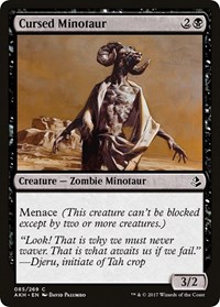 Cursed Minotaur, Amonkhet