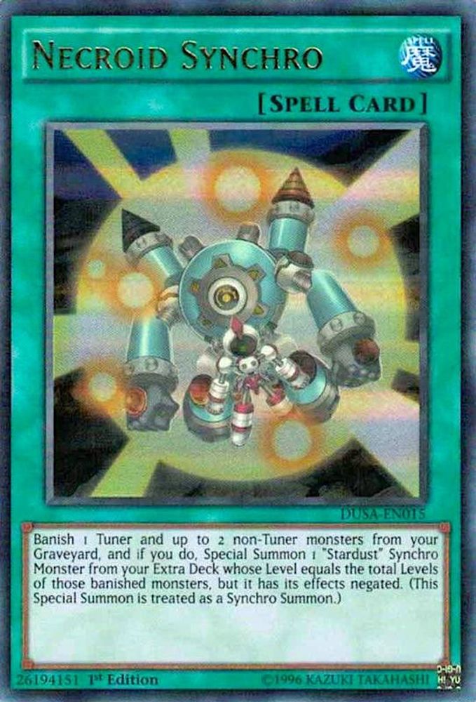 Necroid Synchro, 1st-edition, front