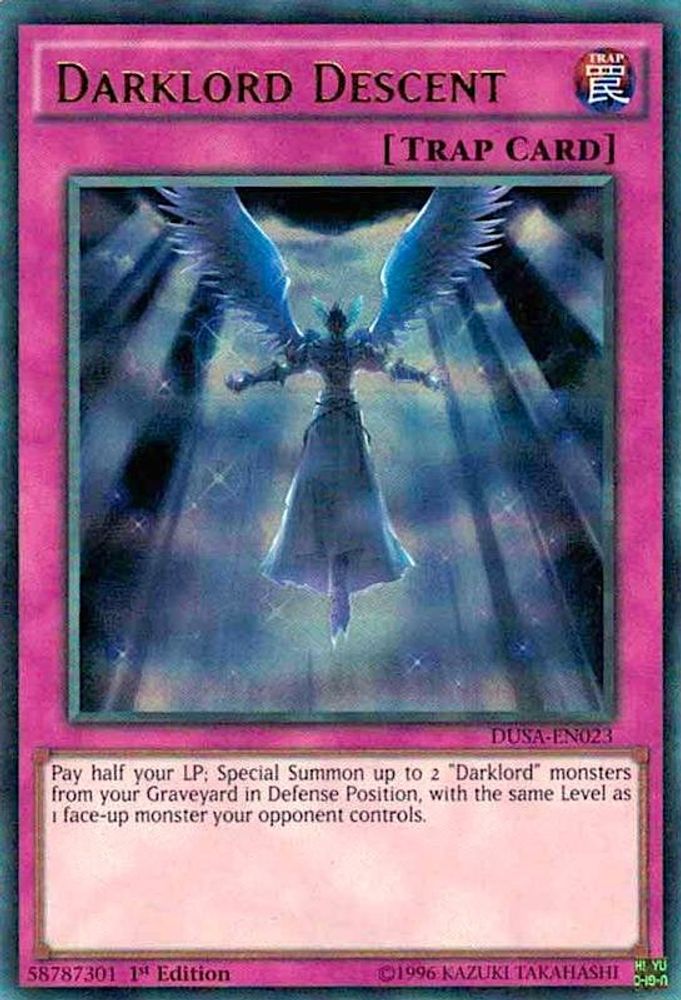 Darklord Descent, 1st-edition, front