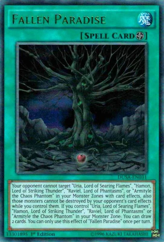 Fallen Paradise, 1st-edition, front