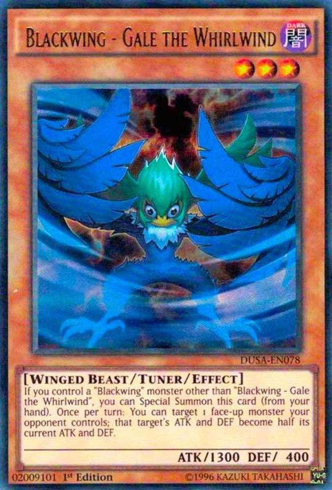 Blackwing - Gale the Whirlwind, 1st-edition, front