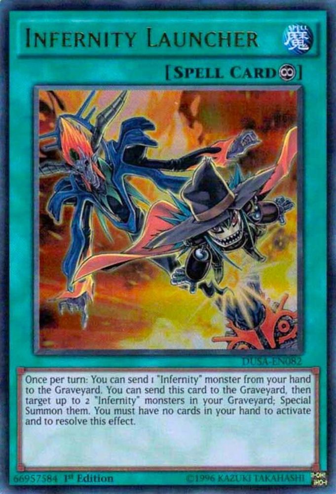 Infernity Launcher, 1st-edition, front