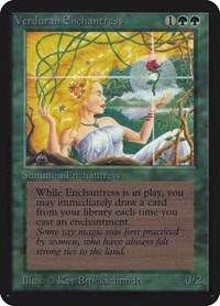 Verduran Enchantress, Alpha Edition