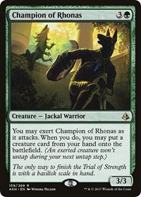 Champion of Rhonas, Amonkhet