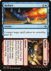 Reduce // Rubble, Amonkhet
