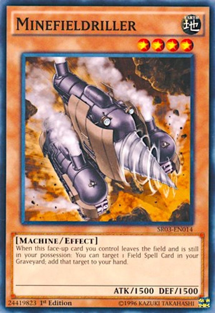 Minefieldriller, 1st-edition, front