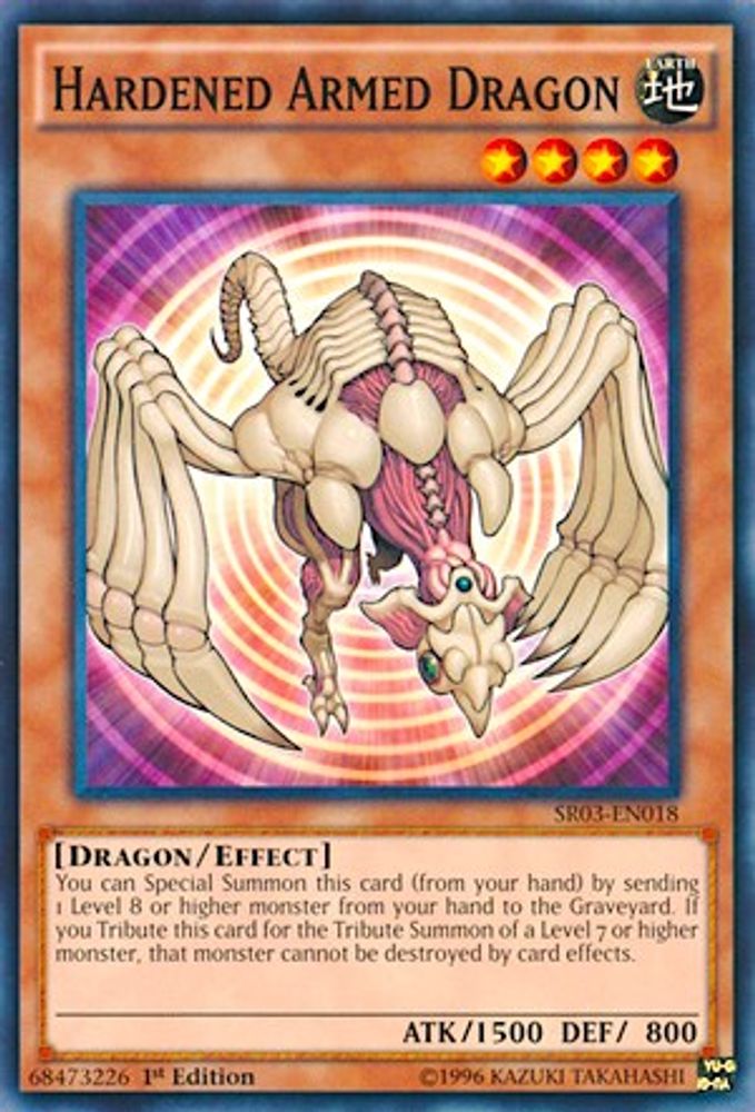 Hardened Armed Dragon, 1st-edition, front