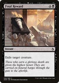 Final Reward, Amonkhet