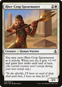 Rhet-Crop Spearmaster, Amonkhet