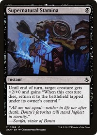 Supernatural Stamina, Amonkhet