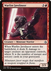 Warfire Javelineer, Amonkhet