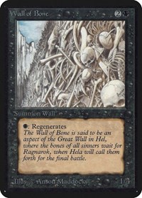 Wall of Bone, Alpha Edition