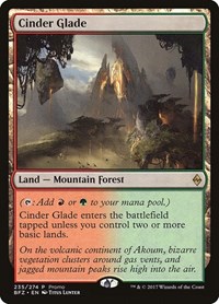 Cinder Glade, Standard Showdown Promos