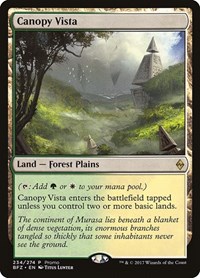 Canopy Vista, Standard Showdown Promos