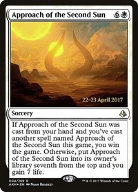 Approach of the Second Sun, Prerelease Cards