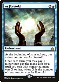 As Foretold, Prerelease Cards