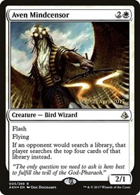 Aven Mindcensor, Prerelease Cards