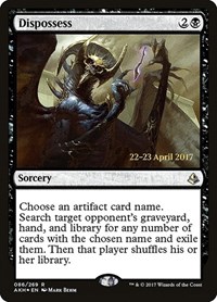 Dispossess, Prerelease Cards