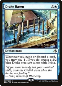 Drake Haven, Prerelease Cards