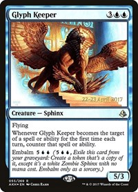 Glyph Keeper, Prerelease Cards