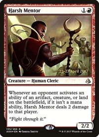 Harsh Mentor, Prerelease Cards