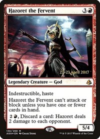 Hazoret the Fervent, Prerelease Cards