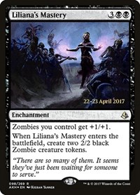Liliana's Mastery, Prerelease Cards