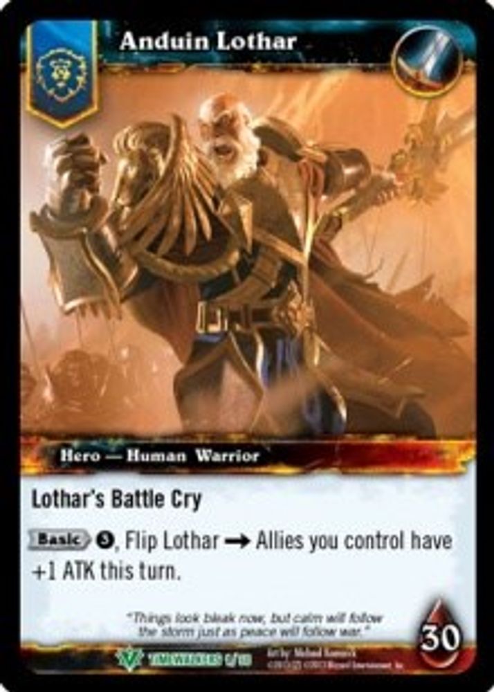 Anduin Lothar (b), Standard, front