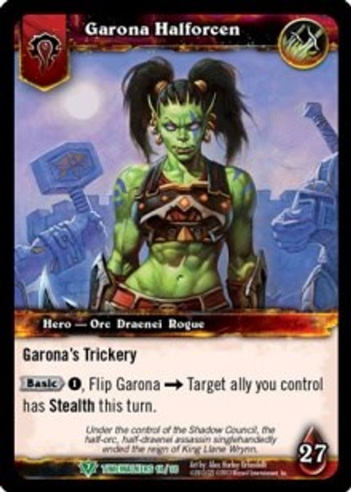 Garona Halforcen (b), Standard, front