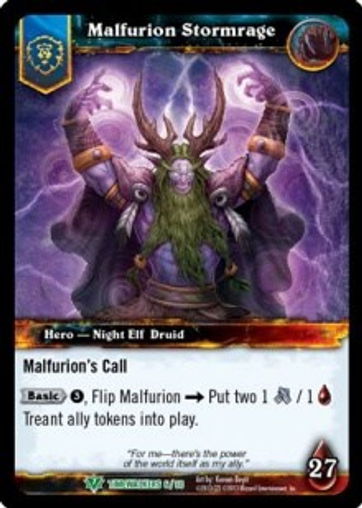 Malfurion Stormrage (b), Standard, front