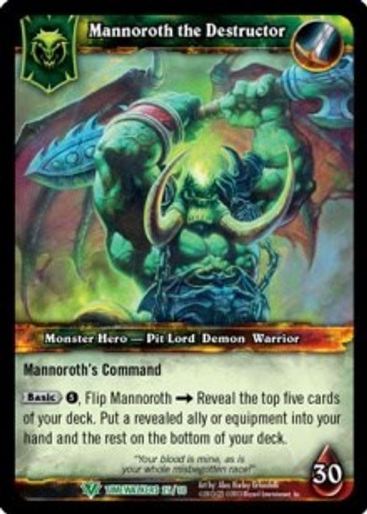 Mannoroth the Destructor (b), Standard, front
