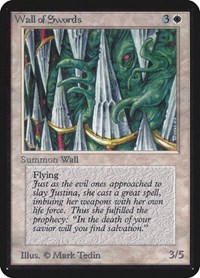 Wall of Swords, Alpha Edition